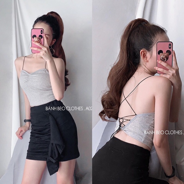 ÁO DÂY ĐAN SAU XINH ĐẸP 🥰🥰