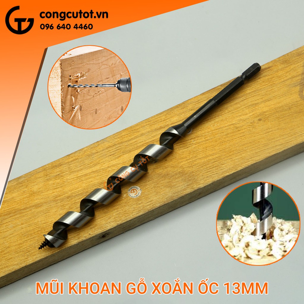 (∅13-∅25) Mũi khoan gỗ xoắn ốc Auger Nhật Bản Onishi