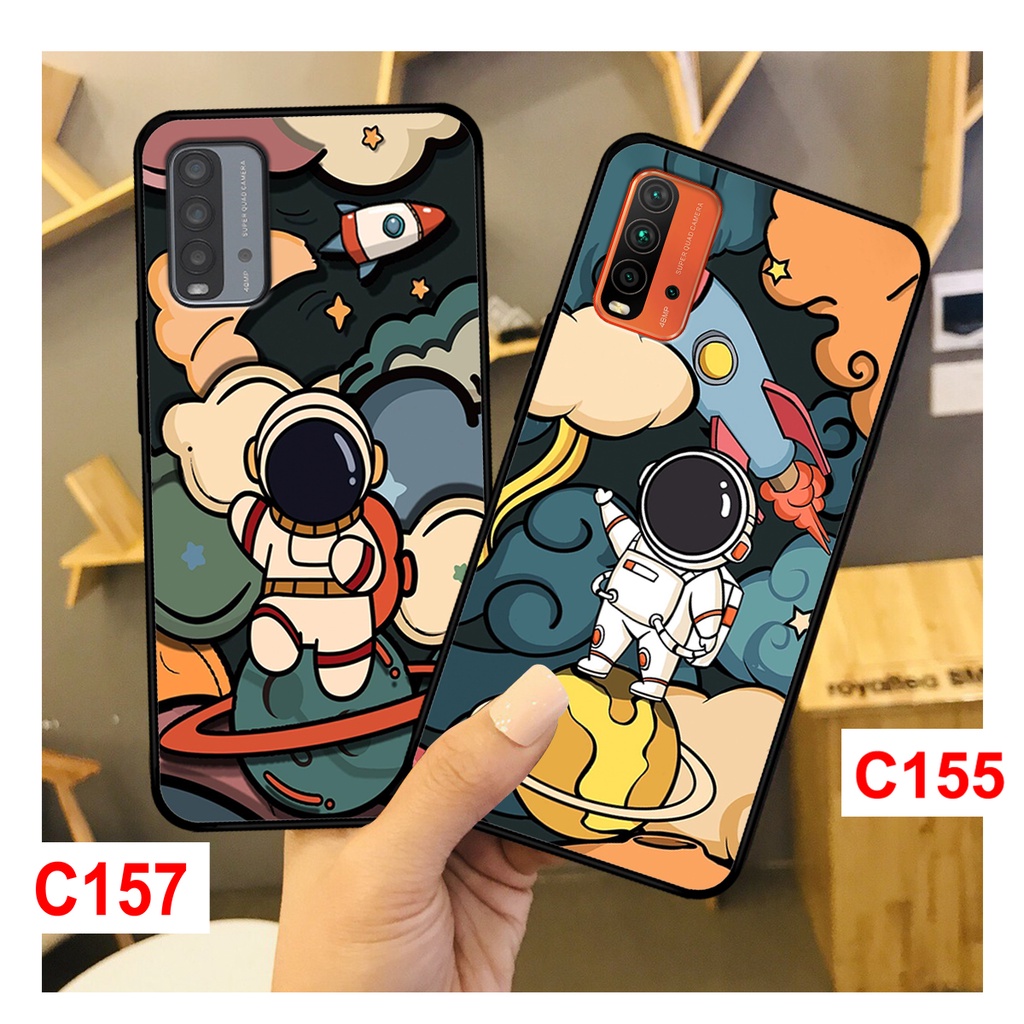 Ốp Redmi 9T - Xiaomi Poco M3  in hình phi hành gia, vũ trụ ngân hà. ốp lưng Xiaomi Redmi chất lượng.