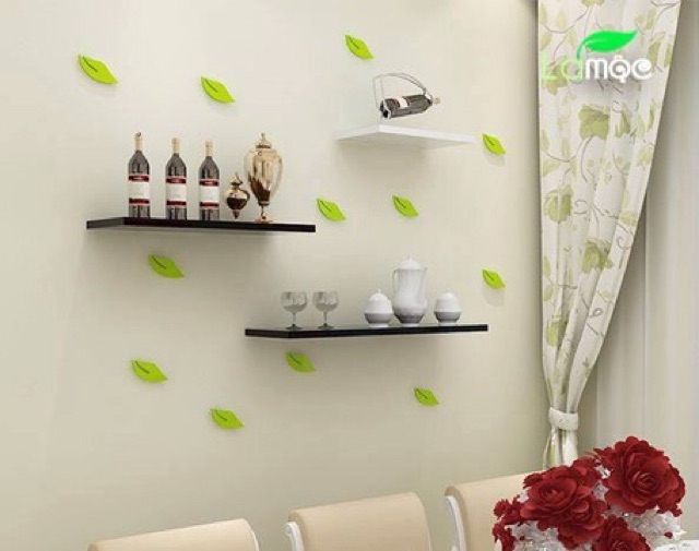 SET 3 THANH KỆ GỖ TREO TƯỜNG -DECOR TRANG TRÍ NHÀ CỬA BỀN ĐẸP RẺ.