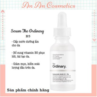 Serum cấp nước,phục hồi da - 𝐓𝐡𝐞 𝐎𝐫𝐝𝐢𝐧𝐚𝐫𝐲 𝐇𝐲𝐚𝐥𝐮𝐫𝐨𝐧𝐢𝐜 𝐀𝐜𝐢𝐝 𝟐% + 𝐁𝟓