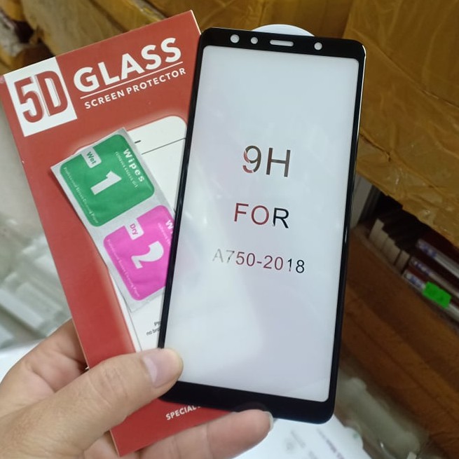 KÍNH CƯỜNG LỰC 5D #FULL xịn nhất Cho Galaxy A750/ A7 2018