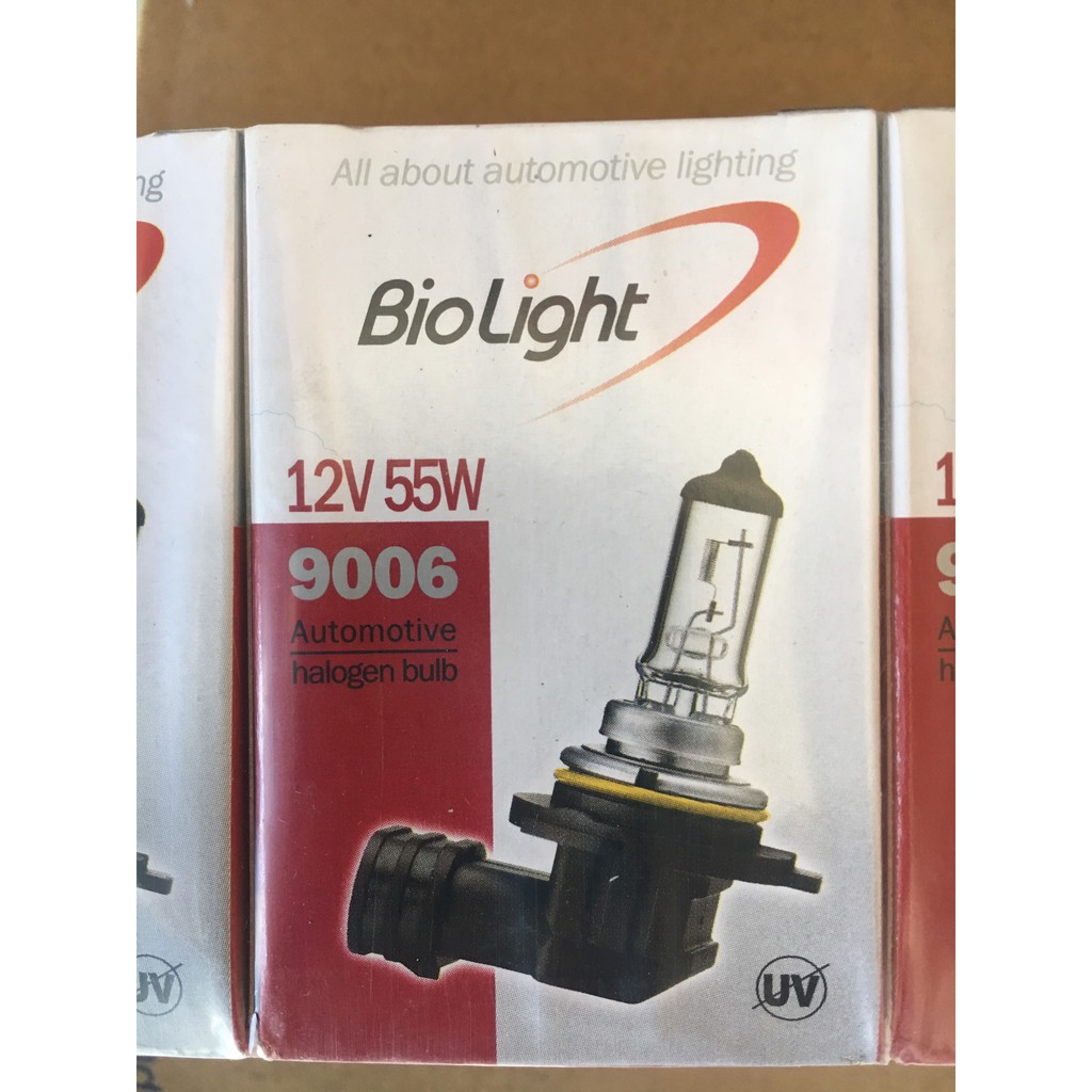 12V 55W 9006 Bóng đèn xe hơi Biolight