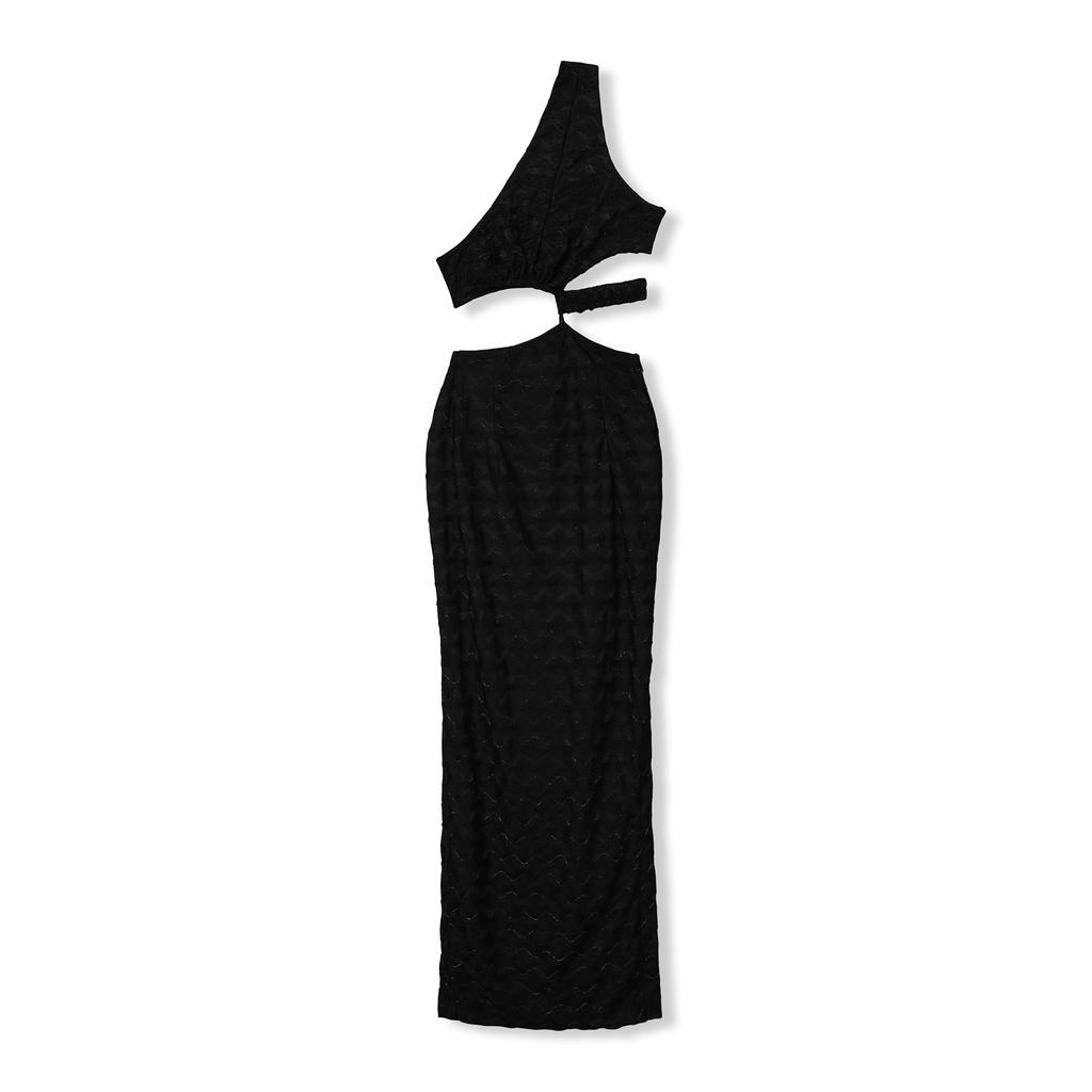 Đầm Dài Nữ Waves String Waist , Chất Vải Thoải Mái , WDD002-01 ,SOMEHOW