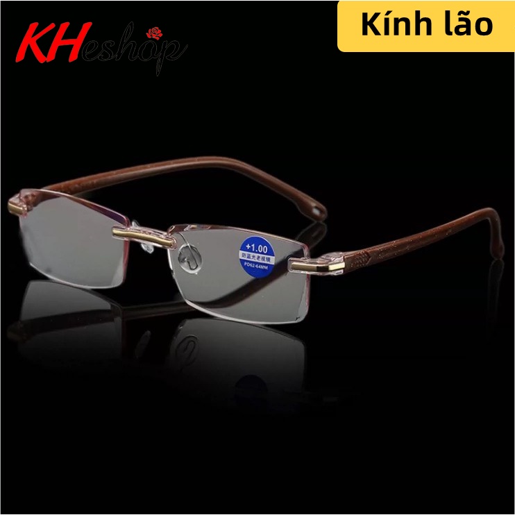 Kính lão xem điện thoại đọc báo cho người Trung Niên, độ nét cao siêu nhẹ, chống ánh sáng xanh, tia cực tím mã Y811