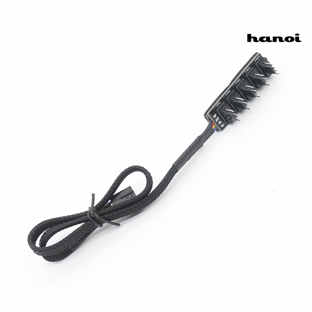 Ốp Quạt Tản Nhiệt CPU 4Pin 5 Chiều Có Cáp Chia Nguồn