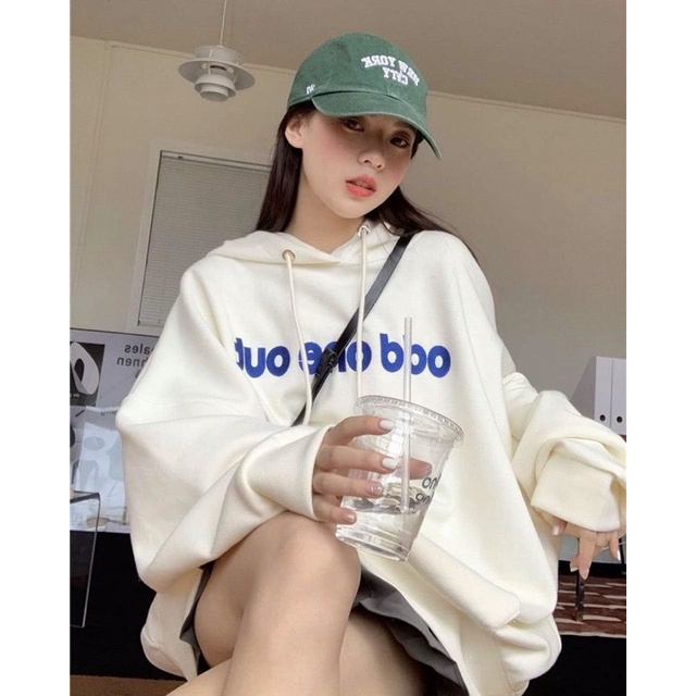 Áo hoodie chữ odd