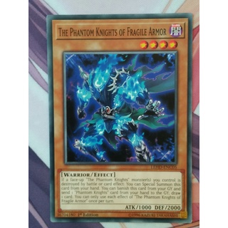 Thẻ bài yugioh: the phantom knight of fragile armor lehd-enc05