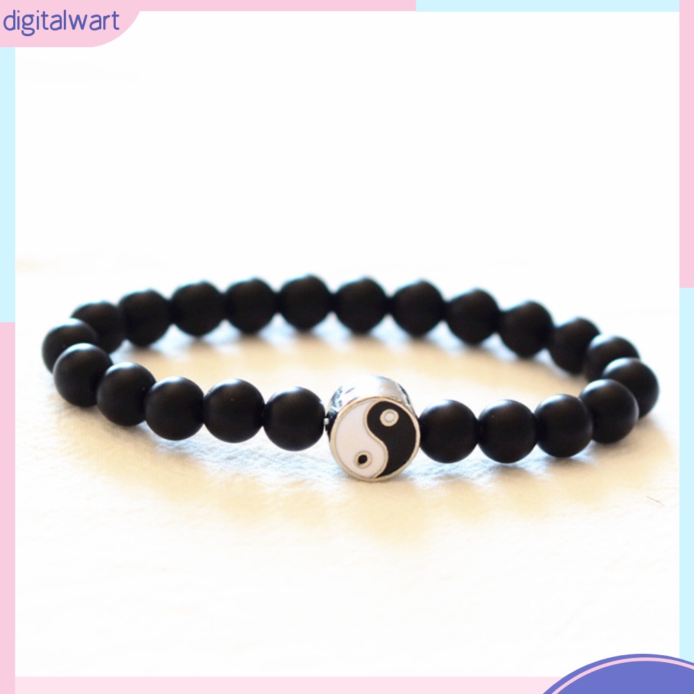 Vòng tay chuỗi hạt phong cách âm dương cho nam và nữ