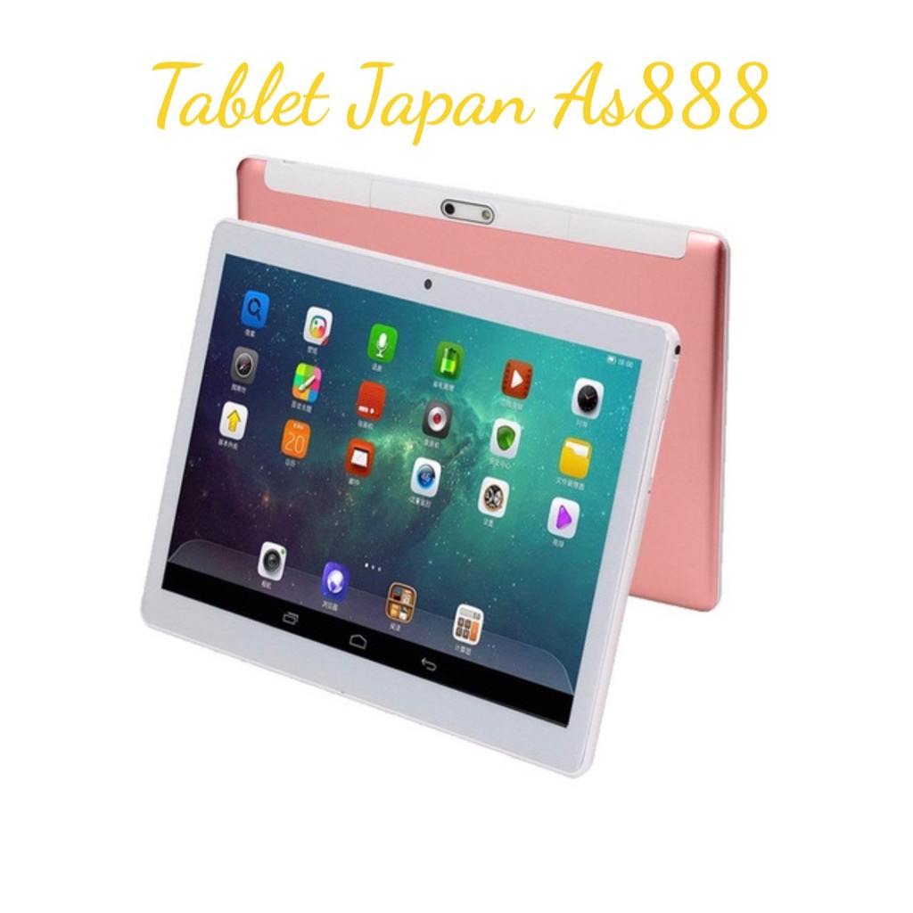 Tablet Nhật Bản AS888 phiên bản 2020 Tặng kèm 1 mặt kính màn hình cảm ứng As888