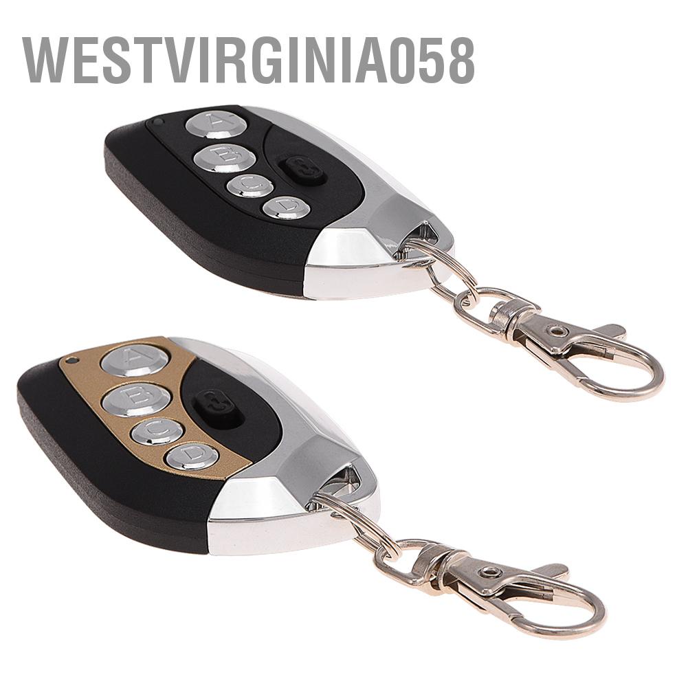 Westvirginia058 433.92MHz Electric Cloning Universal Garage Door Gate Remote Control Duplicator Key Fob