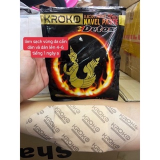 [ Giá Shock ] Túi Combo 5 Miếng Dán Tan Mỡ KROKO