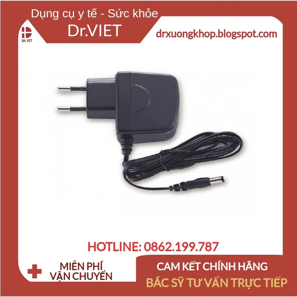 Bộ đổi nguồn Adapter dùng cho máy đo huyết áp Microlife- Đảm bảo ổn định dòng điện khi đo, giúp cho kết quả đo chính xác