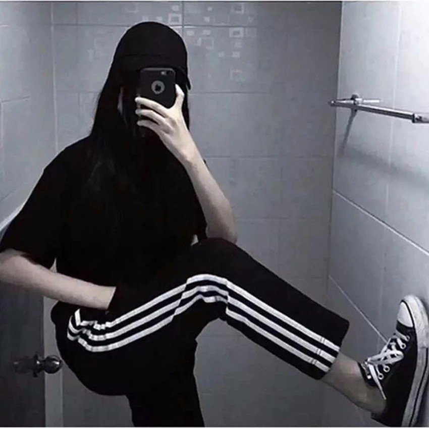 [Mã SKAMSALEP6 giảm 10% TỐI ĐA 100K đơn150K] Quần Thun Jogger Thể Thao Đen 3 sọc trắng ( ống suông) | BigBuy360 - bigbuy360.vn