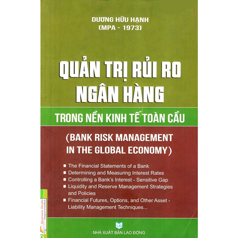 Sách - Quản Trị Rủi Ro Ngân Hàng Trong Nền Kinh Tế Toàn Cầu