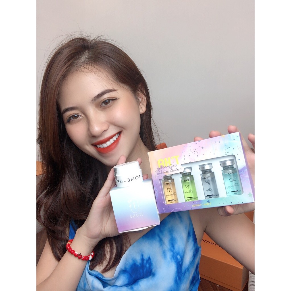 COMBO SERUM JIUHE T’HA VAF KEM FACE JIUHE DƯỠNG ẨM LÀM TRẮNG NHANH PHỤC HỒI DA - JIUHE CHÍNH HÃNG