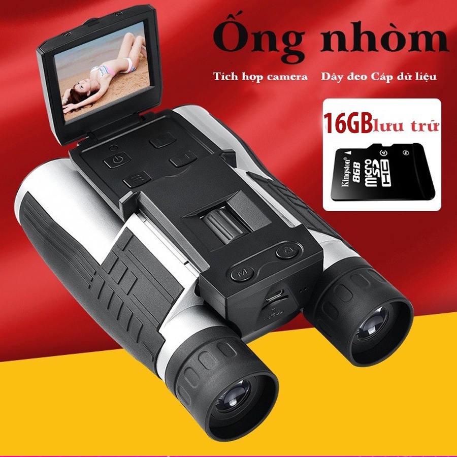 Ống nhòm viễn vọng 2 mắt cao cấp camera 1080HD tích hợp máy quay độ ph