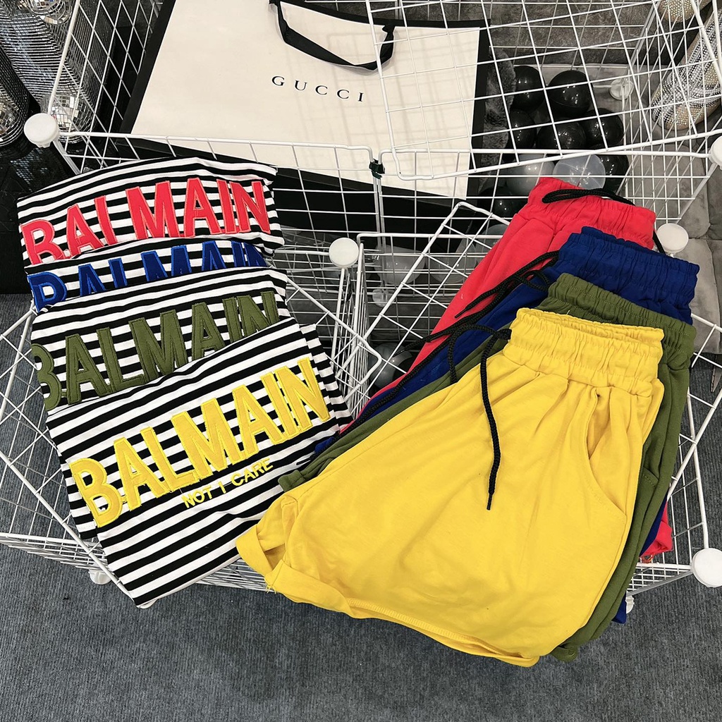 Set đồ bộ đùi nữ vải cotton thời trang trẻ trung đi chơi bigsize từ 40kg-80kg