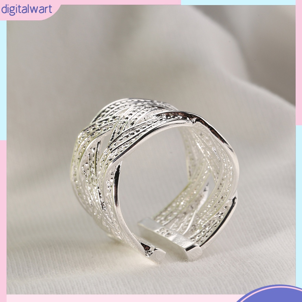 Nhẫn mạ bạc 925 kiểu dáng đơn giản ( Size US 8 )