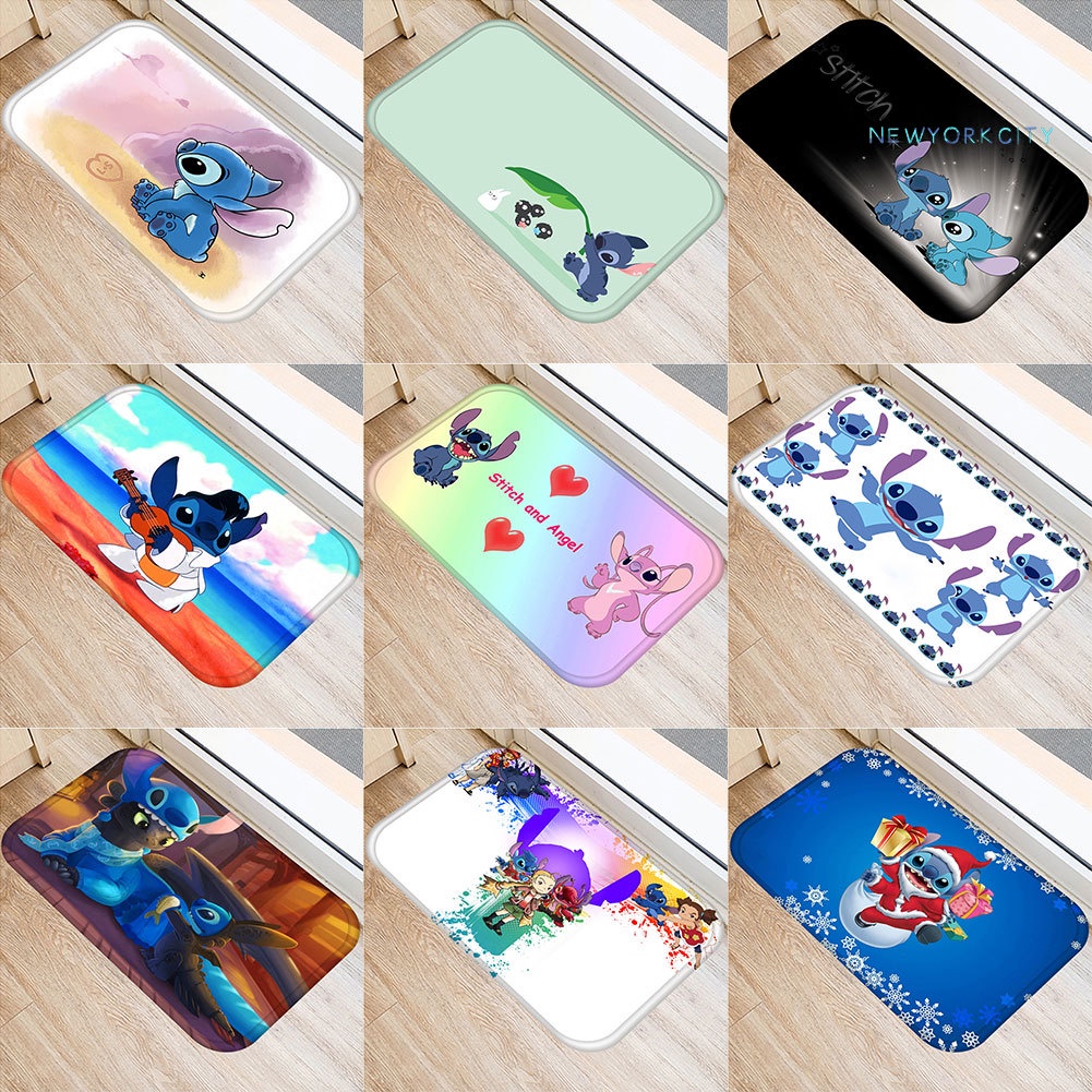 Thảm lót cửa chùi chân Chống Trượt Họa Tiết Hoạt Hình Dễ Thương