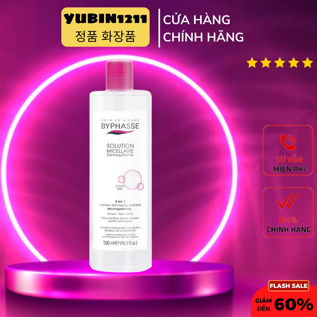 Nước tẩy trang Byphasse 500ml