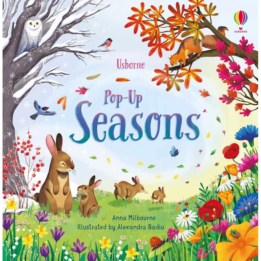 Sách Usborne - Pop Up Seasons -  Bốn mùa trong năm tranh nổi 3D