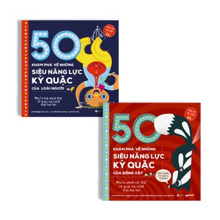 Bộ sách khoa học 2 cuốn  khám phá về những siêu năng lực kỳ quặc - Crabit Kidbooks
