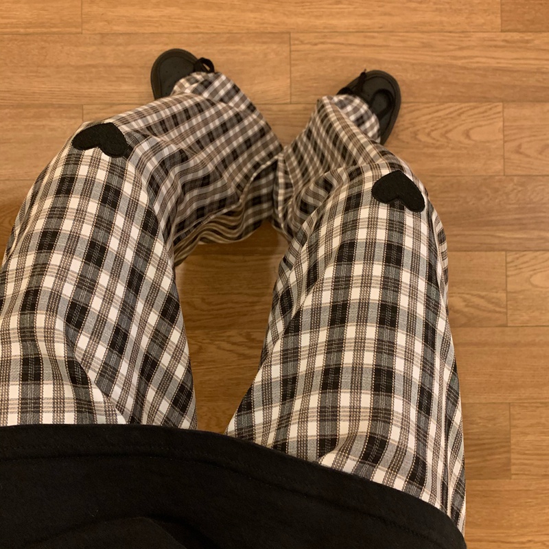 Quần ống rộng Sọc Caro 3 Màu Sắc Thời Trang Cao Cấp Cho Nữ