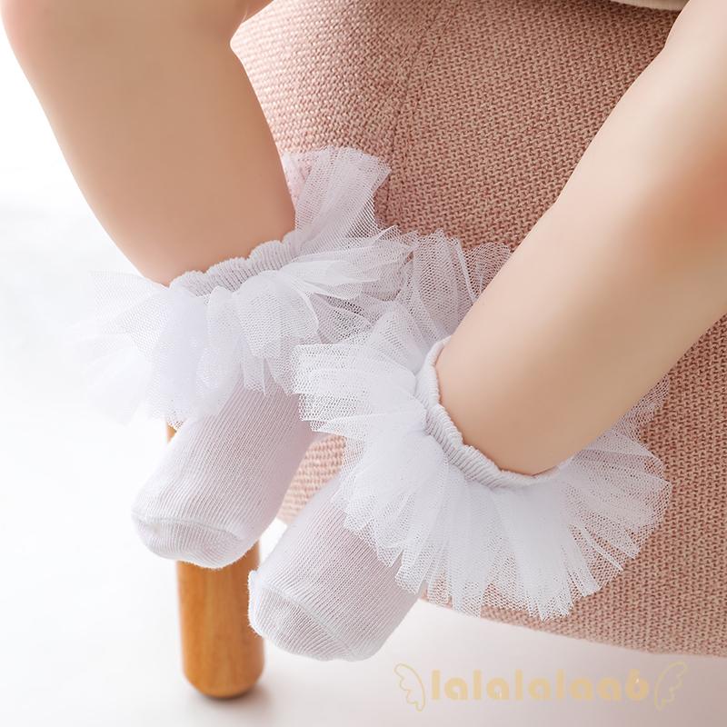 Vớ Cotton Ren Nhiều Màu Sắc Dành Cho Bé Gái La6