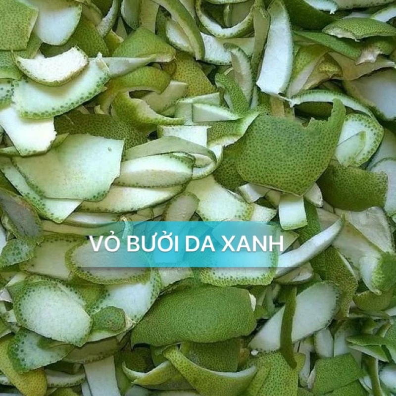 500g Vỏ bưởi khô loại đẹp thơm bưởi già da xanh.