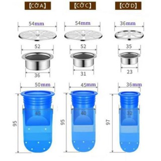 [XẢ KHO+FREE SHIP] Ngăn mùi thoát sàn Silicone