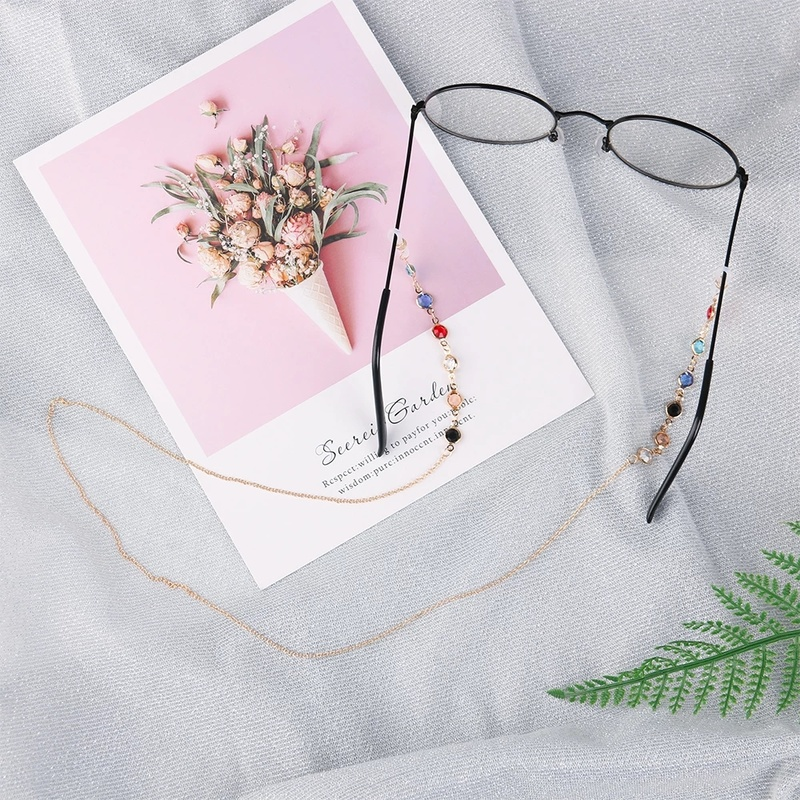 Dây đeo mắt kính dạng chuỗi hạt chống thất lạc thời trang cho nữ