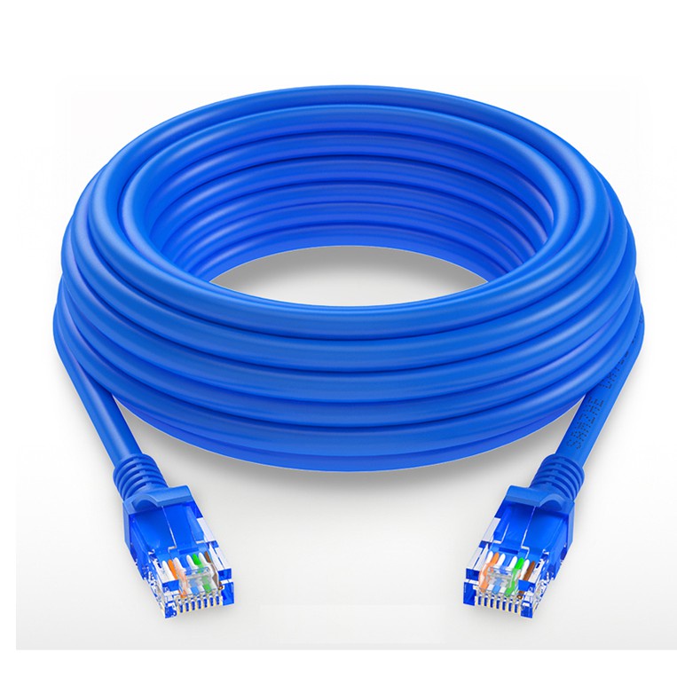 Dây mạng Cat 6 bấm sẵn 2 đầu 10m, 15m, 30m - Màu ngẫu nhiên