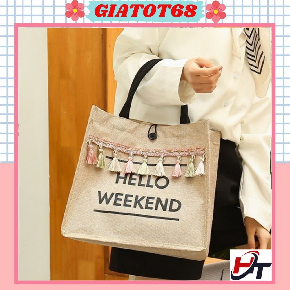 TÚI CÓI SIZE TO TUA RUA ĐI BIỂN HELLO WEEKEND GT 489