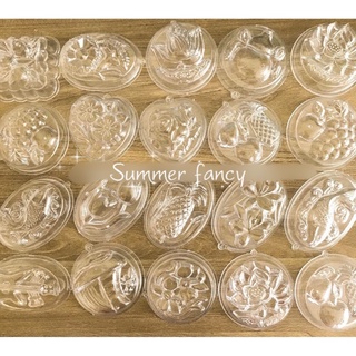 10 Khuôn rau câu mini trong suốt - jelly mold tray