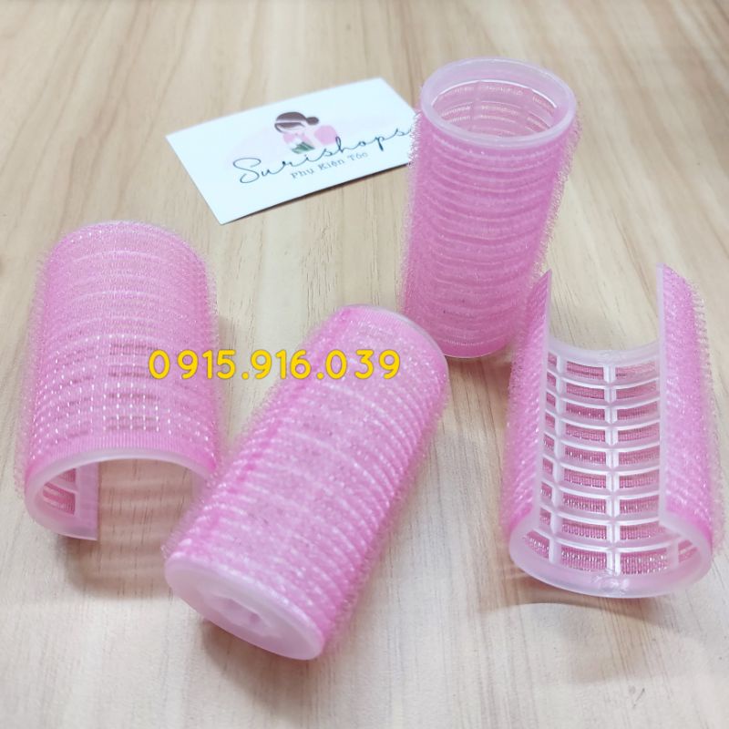 Set 2 Lô Cuốn Tóc, Combo 2 lô cuốn tóc tự dính 2 lớp dính cao cấp