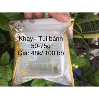 Khay + Túi bánh trung thu 50-75g