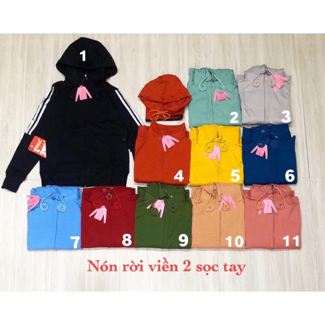 ÁO CHỐNG NẮNG NÓN THÁO RỜI
