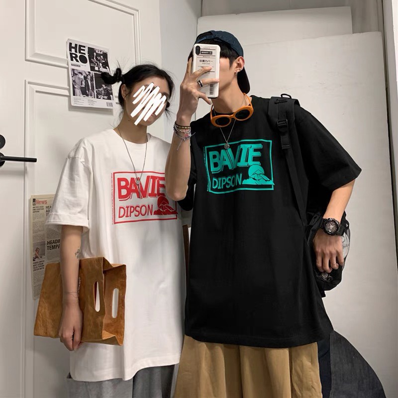 Áo thun phông nam nữ tay lỡ form rộng unisex AT 518