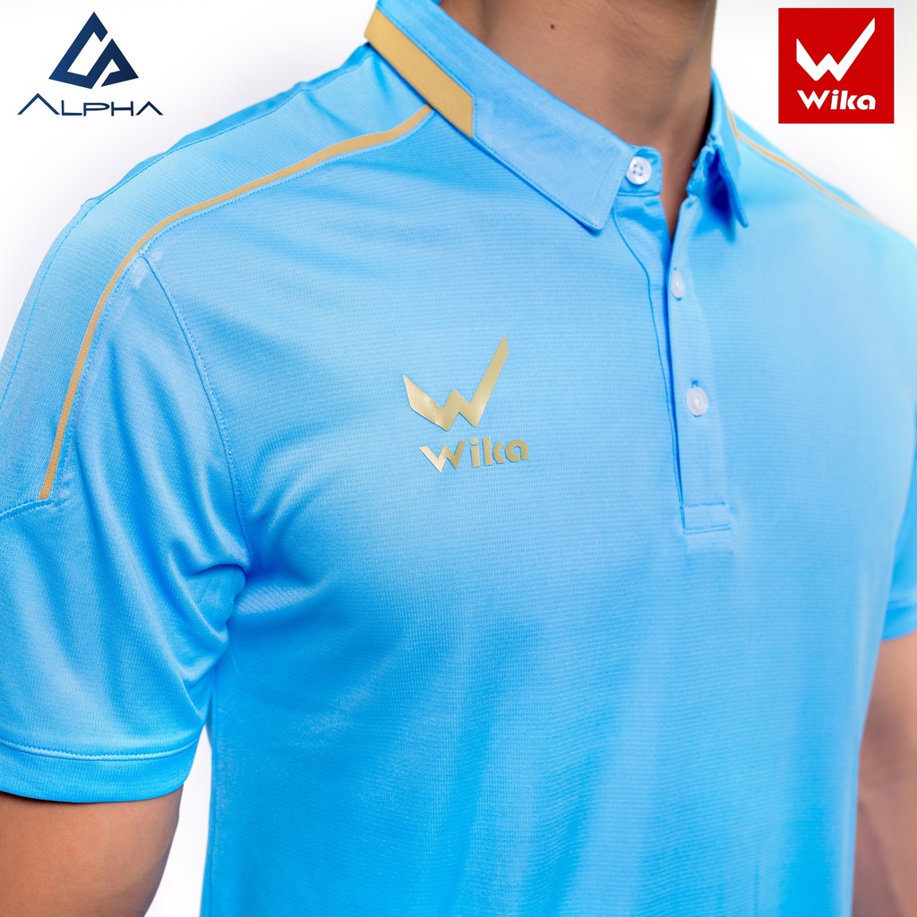 Áo Polo WIKA Alpha Chất Liệu Polyester Thoáng Mát Mềm Mịn