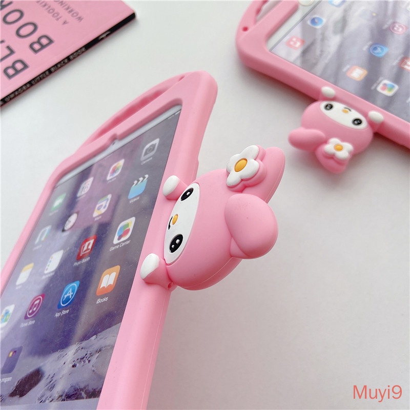 Ốp silicon mềm in Melody hoạt hình cho Ipad 2018 Mini1/2/3 4 Mini 5 6/Air2 Pro9.7 Ipad2/ 3/4 Ipad6 10.2