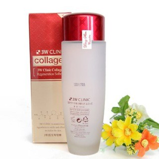 Nước Hoa Hồng Collagen 3w Clinic Regeneration Softener 150ml