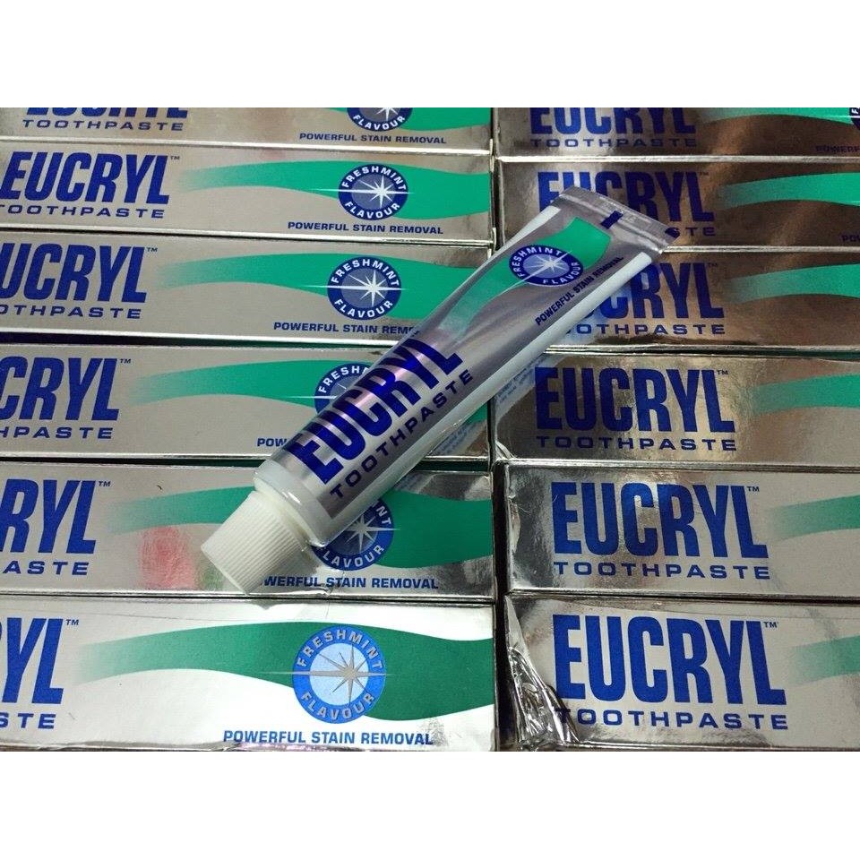 kem tẩy trắng răng eucryl
