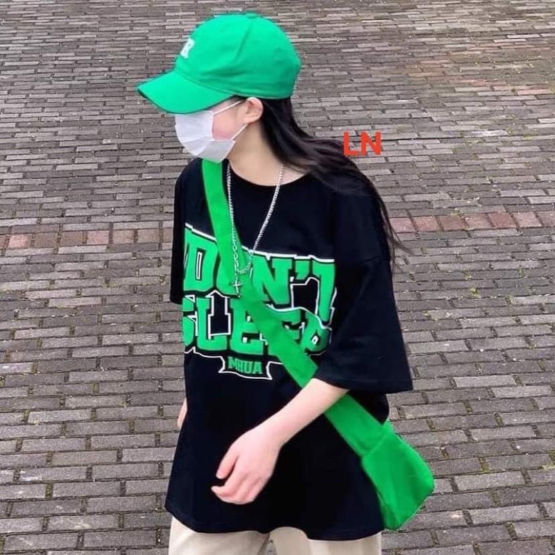 Áo phông Sleep chữ xanh DA6