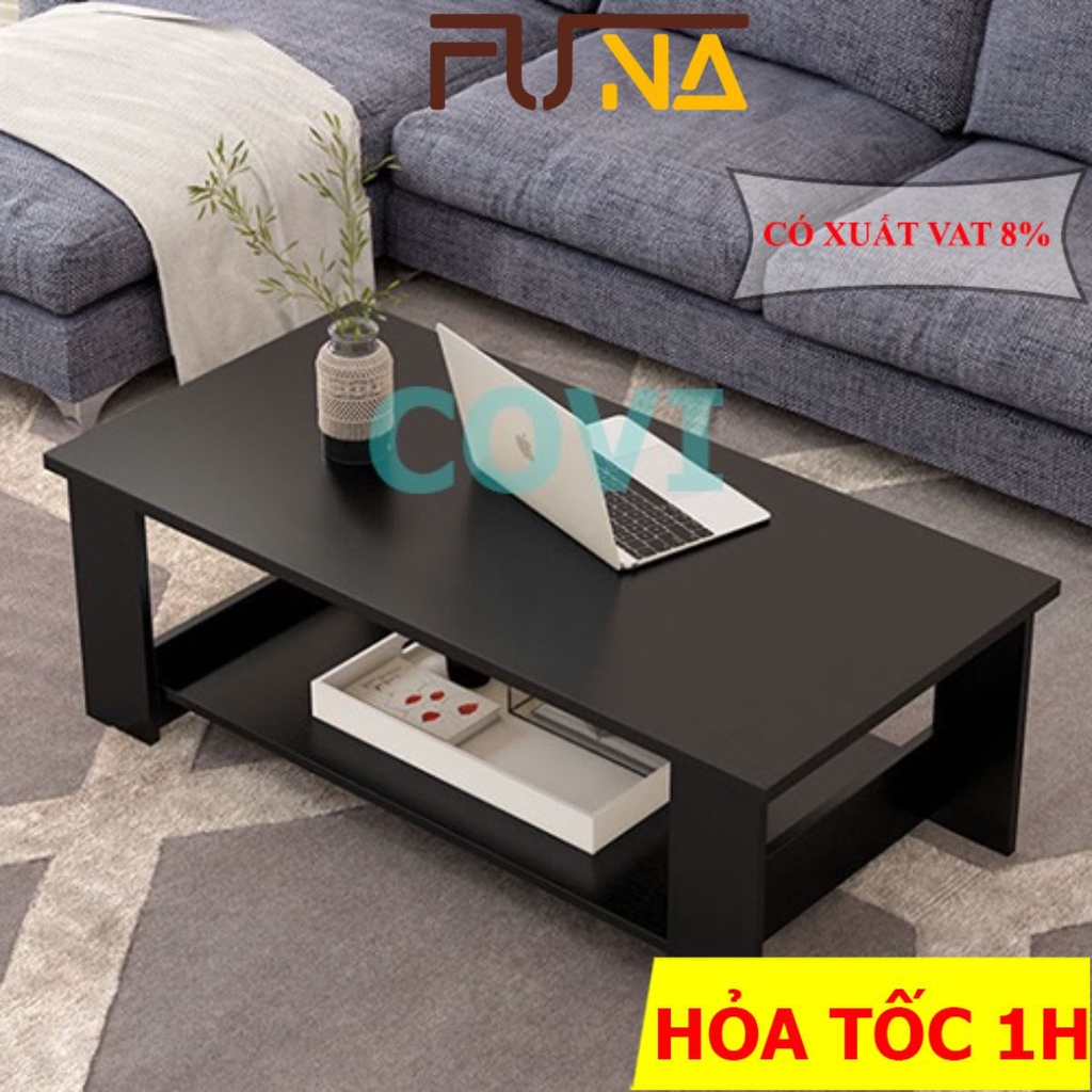 Bàn Sofa Gỗ 2 Tầng FUNA Để Ở Phòng Khách Làm Bàn Uống Trà Giải Trí Tiện Lợi Phong Cách Trẻ Trung HIện Đại - BT06