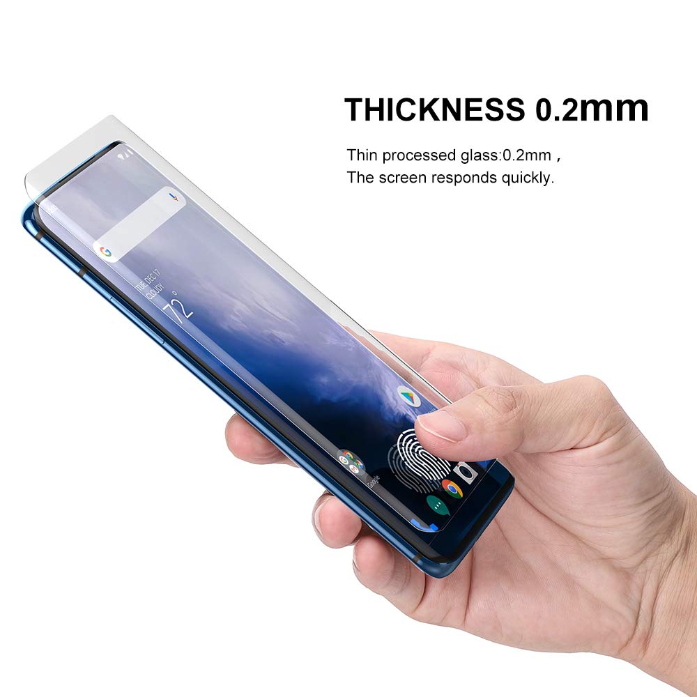 Kính cường lực keo uv che phủ toàn diện cho OnePlus 8 7 7T Pro 1+8 1+7 1+7T Pro 5G