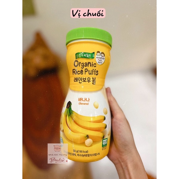 BÁNH BỎNG GẠO ORGANIC 7m+