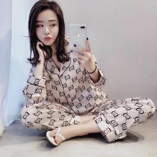 BỘ LỤA SATIN HOẠ TIẾT SANG CHẢNH