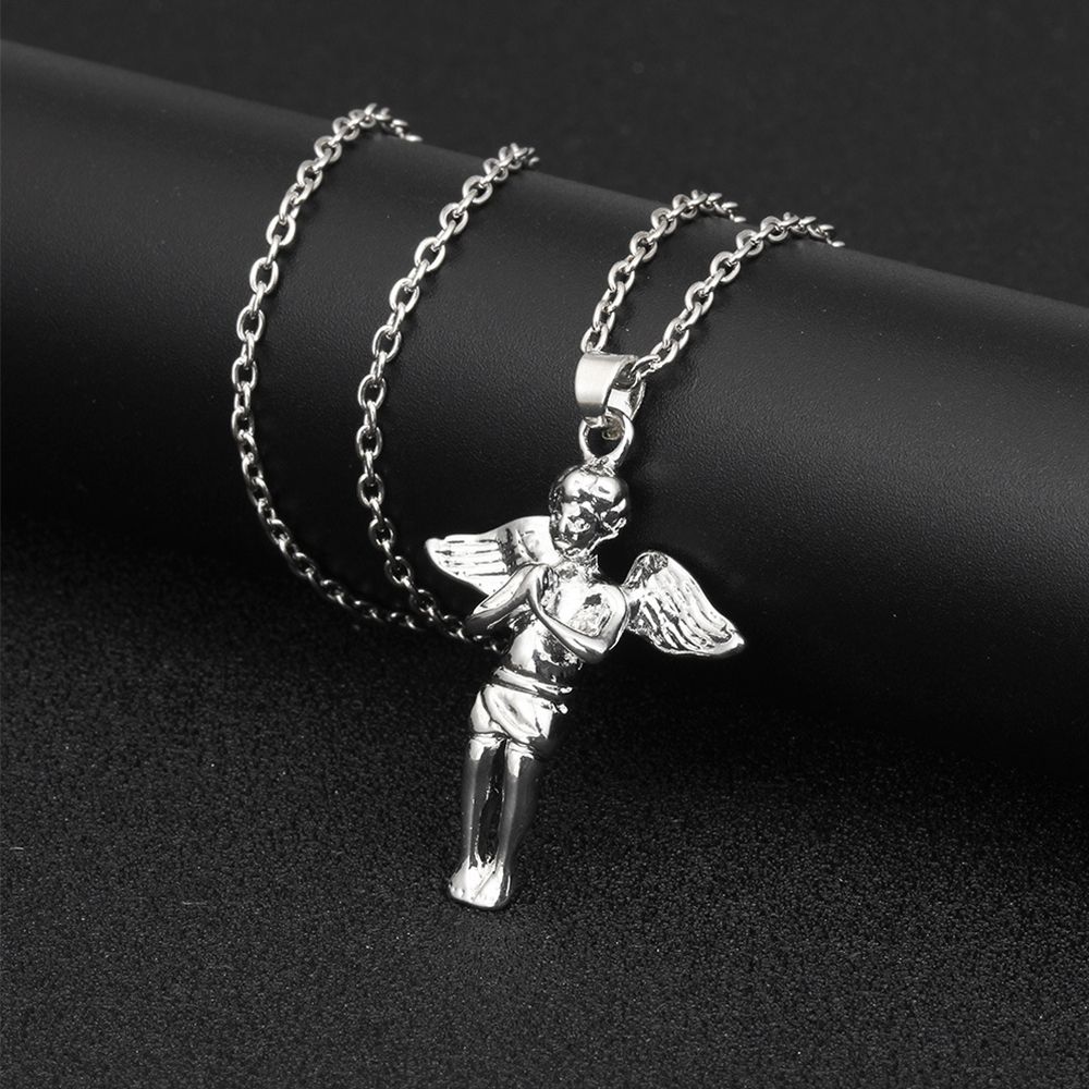 vòng cổ Mặt Hình Đôi Cánh Thiên Thần Thời Trang Cho Nam