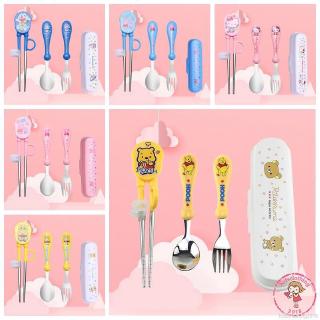 Hộp Đựng Muỗng Đũa Bằng Thép Không Gỉ Cho Bé